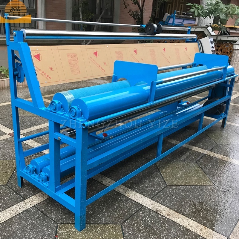 Automatic yard counter textile fabric roller winding machine fabric winder cloth inspection rolling winding measuring machine