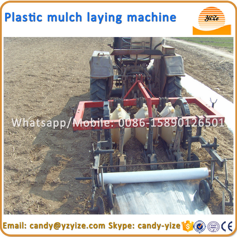 plastic mulch laying machine / plastic mulch layer machine / plastic layering machine