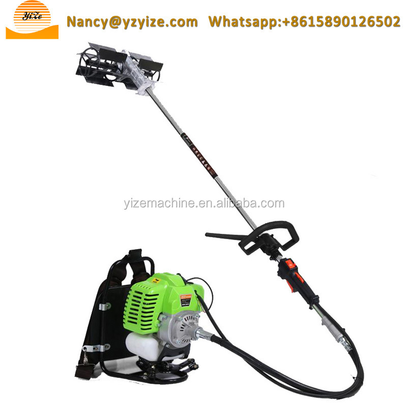 Cow feed grass cutter machine rice wheat chives green onion cutting machine backpack household multifunctional brush cutter