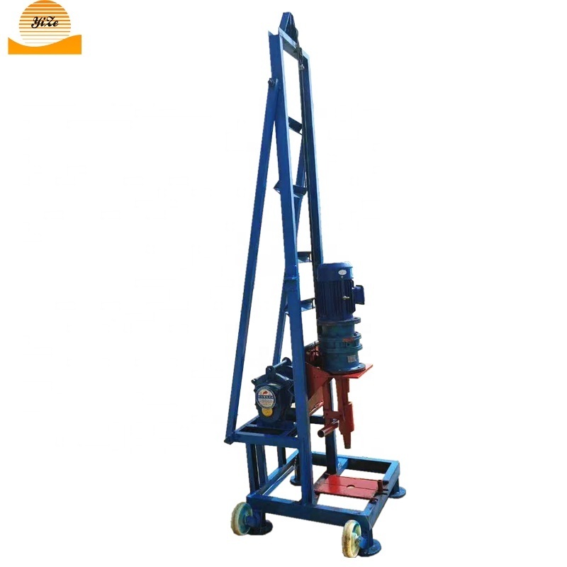 150m soil testing rotary exploration drilling rig for sale trailer mounted borehole diamond core water well drill rig machine