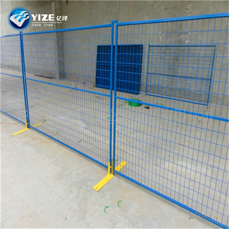 Garden Panel Stand Retractable Plastic Barrier Hot Dip Galvanized Safety And Fenc Metal Animal Leg Temporary Fence