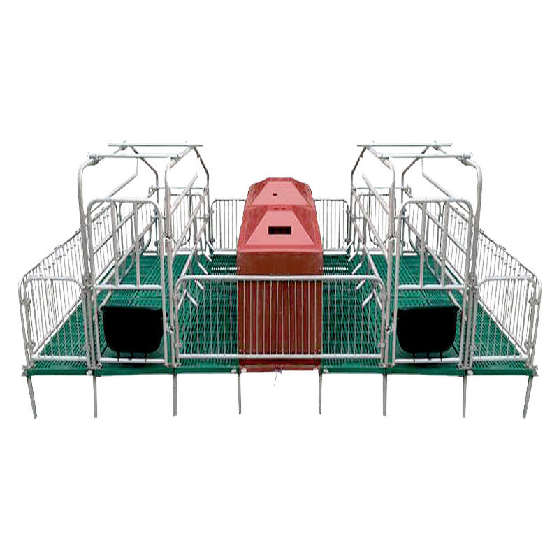 2022 Hot Sale Breeding Stalls Of Galvanized Pig Cage Swine Farm Equipment  Sow Farrowing Crate