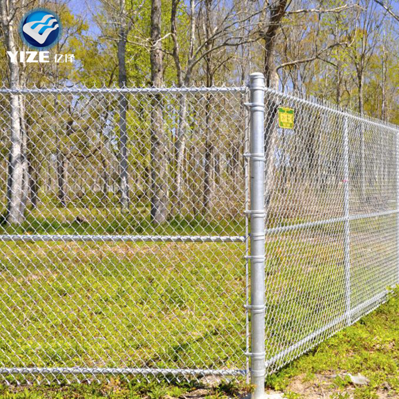 Anping YIZE high quality 9 gauge galvanized chain link fence extensions