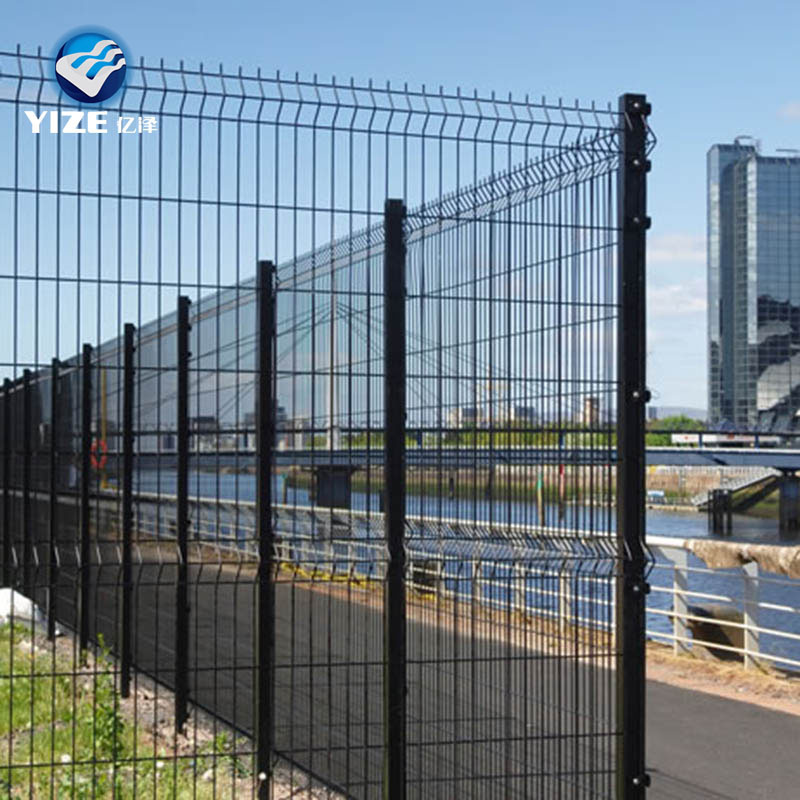 Security galvanized welded used vinyl fence for sale