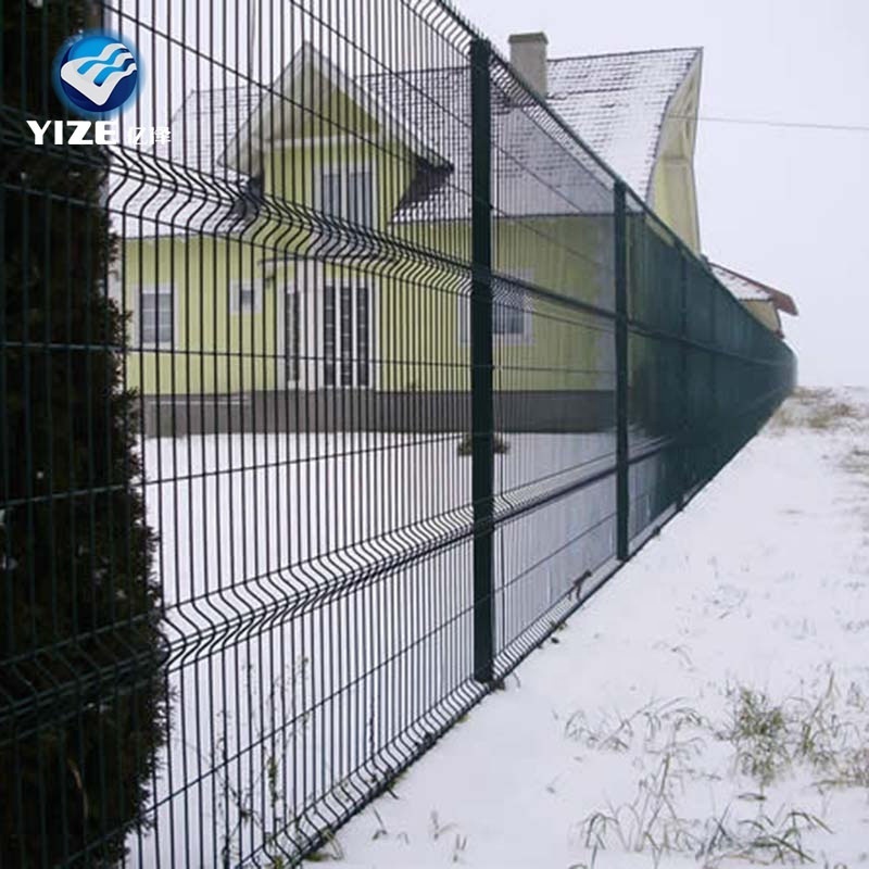 Factory price pvc coat weld wire mesh panel/black used vinyl fence/garden net fence for sale