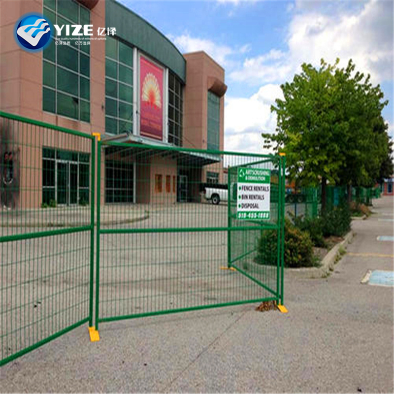 Garden Panel Stand Retractable Plastic Barrier Hot Dip Galvanized Safety And Fenc Metal Animal Leg Temporary Fence