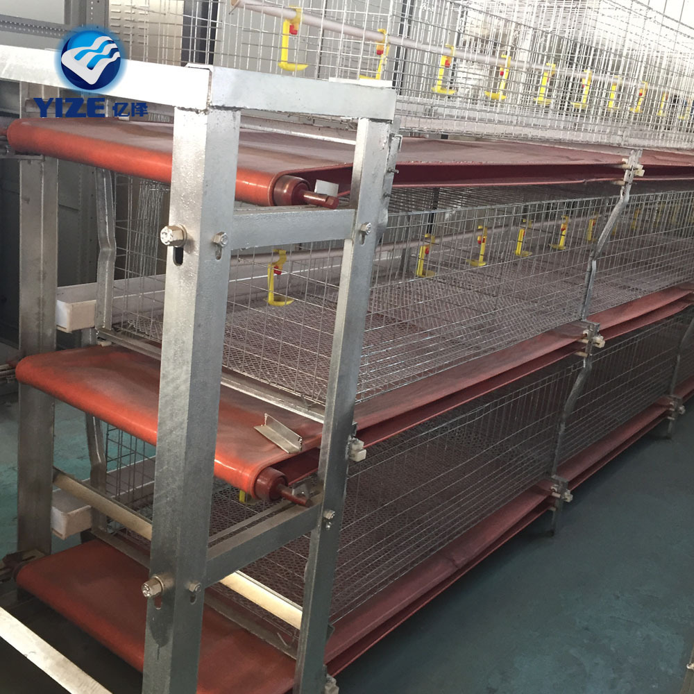 H Type 3 Tiers  Broiler Raising Cage for Layer Chicken Raising Poultry Farm/Farming Equipment