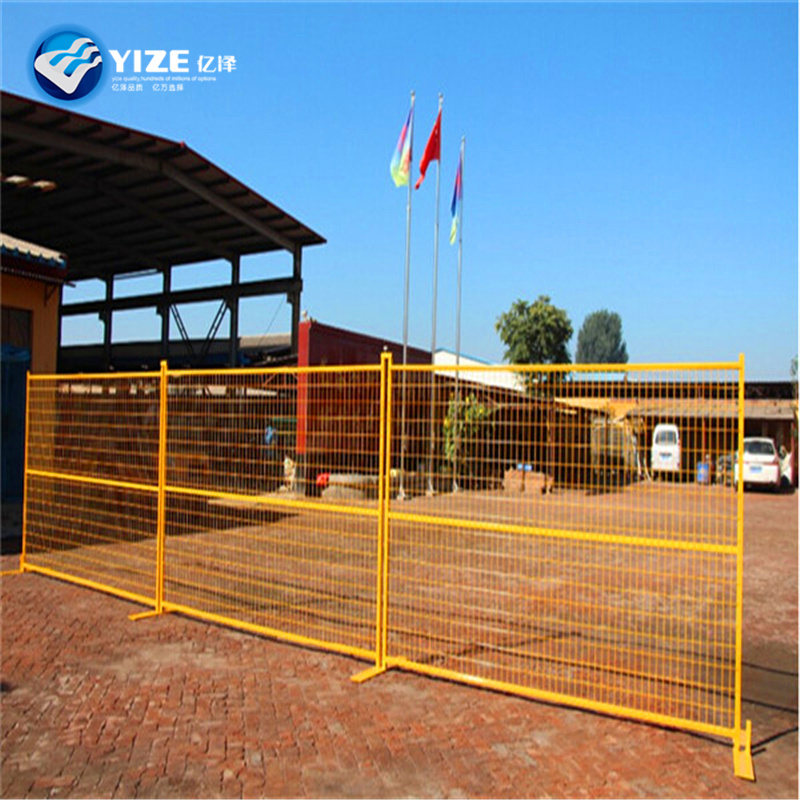 Garden Panel Stand Retractable Plastic Barrier Hot Dip Galvanized Safety And Fenc Metal Animal Leg Temporary Fence