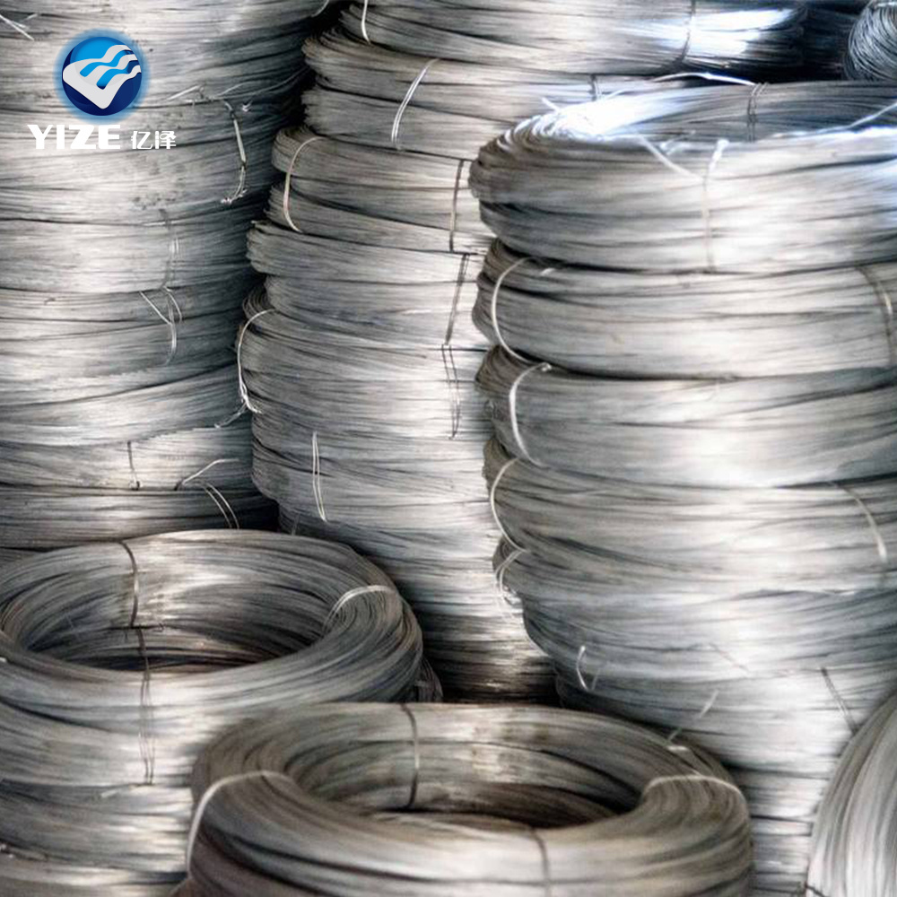 Galvanized Wire Swg 2.5 8 9 12 13 17 28 Gauge Baling Wire Hot Dipped Galvanized Cutting 10-30g/sqm 40-50kg/sqm YIZE