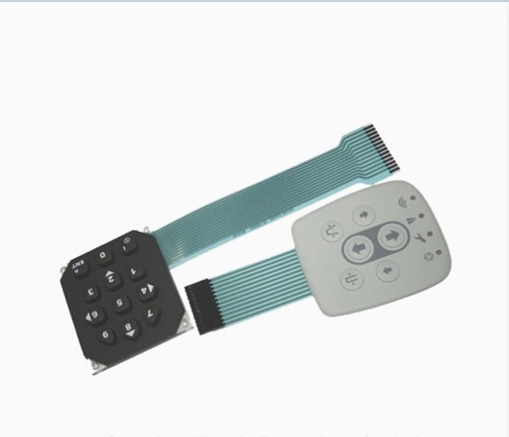 custom waterproof membrane switch membrane panel Conductive Silicone Rubber Keypad Buttons