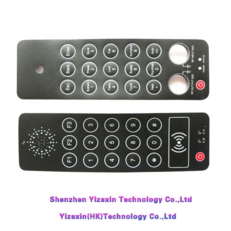 Function touch switch circuit membrane switch panel/membrane keypad