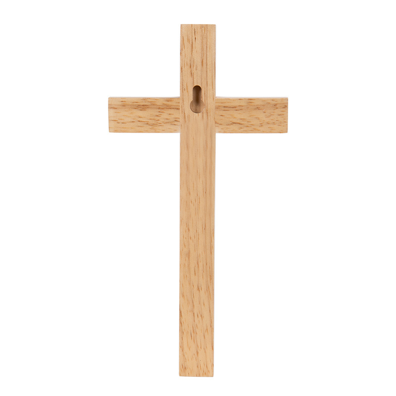 wholesale Customized  Personalise Decorative Unfinished Christian Olive Hanging Wooden Wall Cross