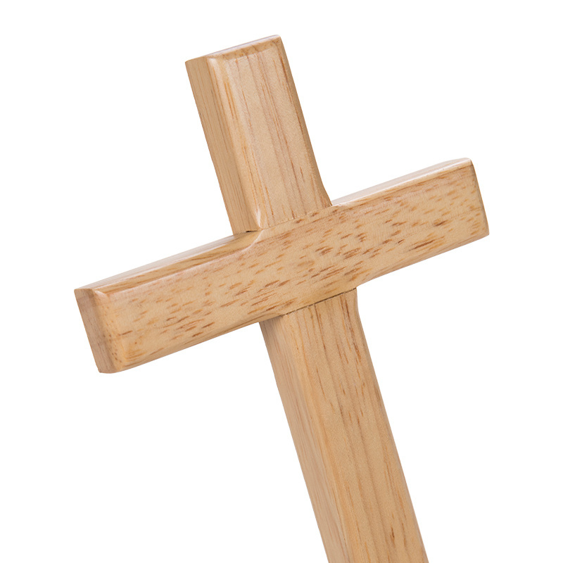 wholesale Customized  Personalise Decorative Unfinished Christian Olive Hanging Wooden Wall Cross