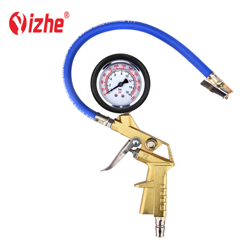 Car Tyre Inflator with Air Pressure Gauge Tire inflator gun