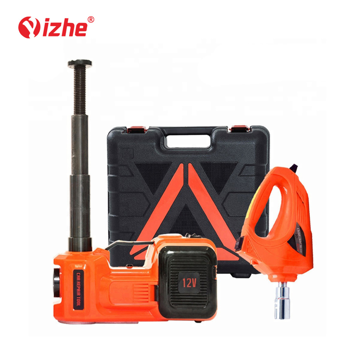 3T/5T  Portable 3 in 1 Electric Hydraulic Car Jack kit Jacks with Impact Wrench Tire Repair Lift Tool