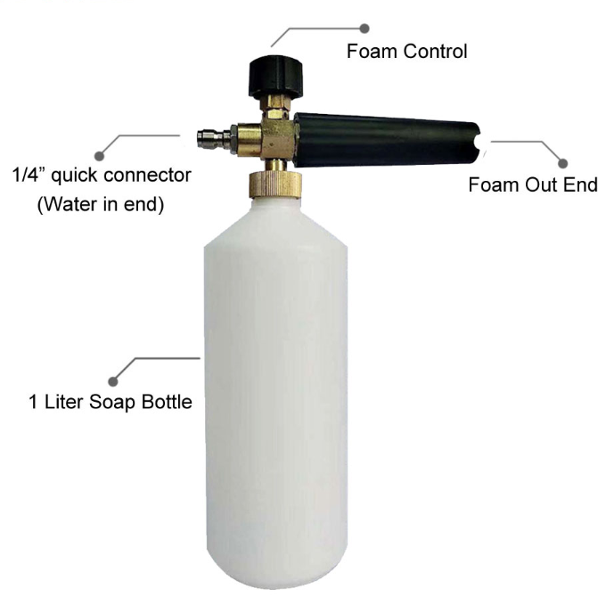 High Pressure Cleaning Equipment Foam Gun/Car Wash Snow Foam Lance Foam Cannon Spray Gun