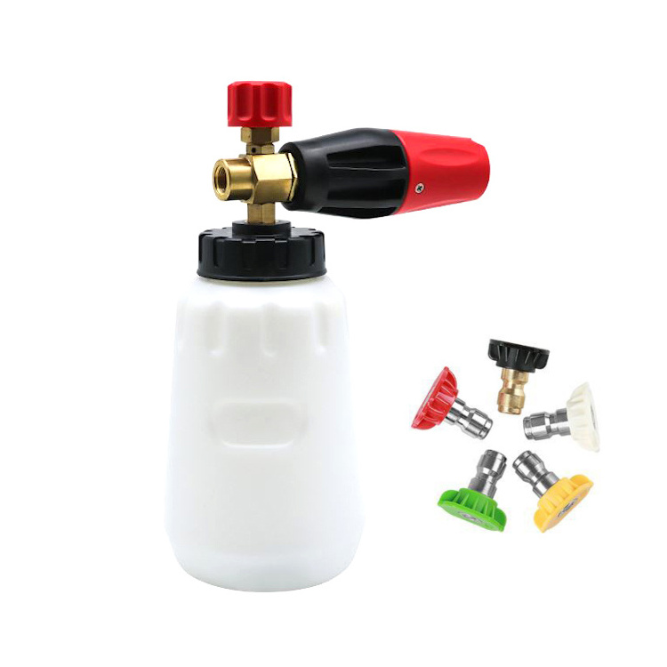 Pressure Washer Foam Cannon Automatic car wash machine price soap spray gun 1L volume snow foam lance foam cannon