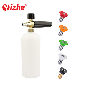 High Pressure Car Wash Snow Foam Cannon Cleaning Equipment Foam Lance Spray Cannon Snow Foam Lance with 1/4'' Quick connector