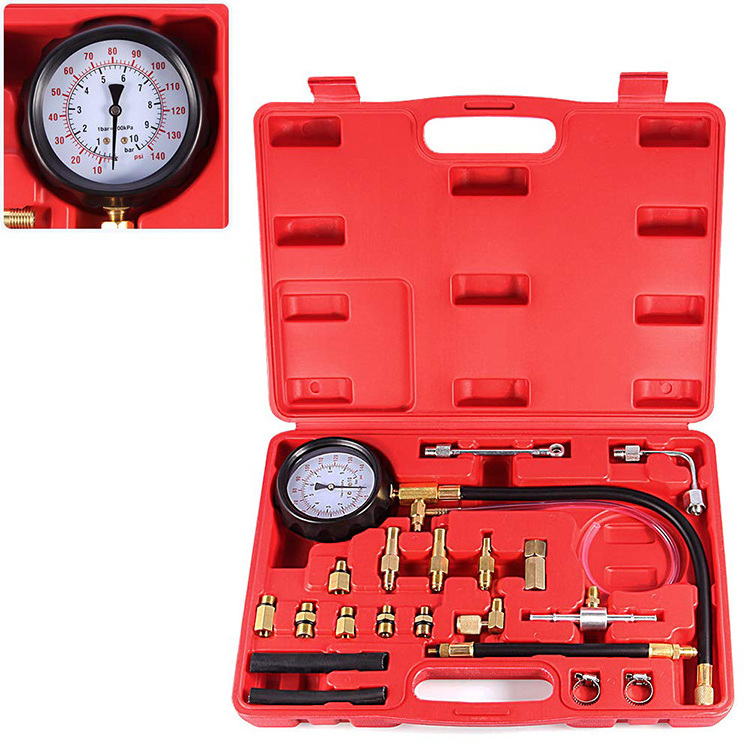 Auto Diagnostics Tool  TU-114 Fuel Pressure Tester Injection Pump Fuel Pressure Tester Gauge Kit