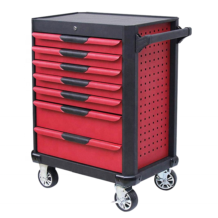 7 Drawers Garage Tool Cabinets Mobile Rolling Steel Material And Cabinet Type Tool Chest Roller Storage Cabinet Trolley