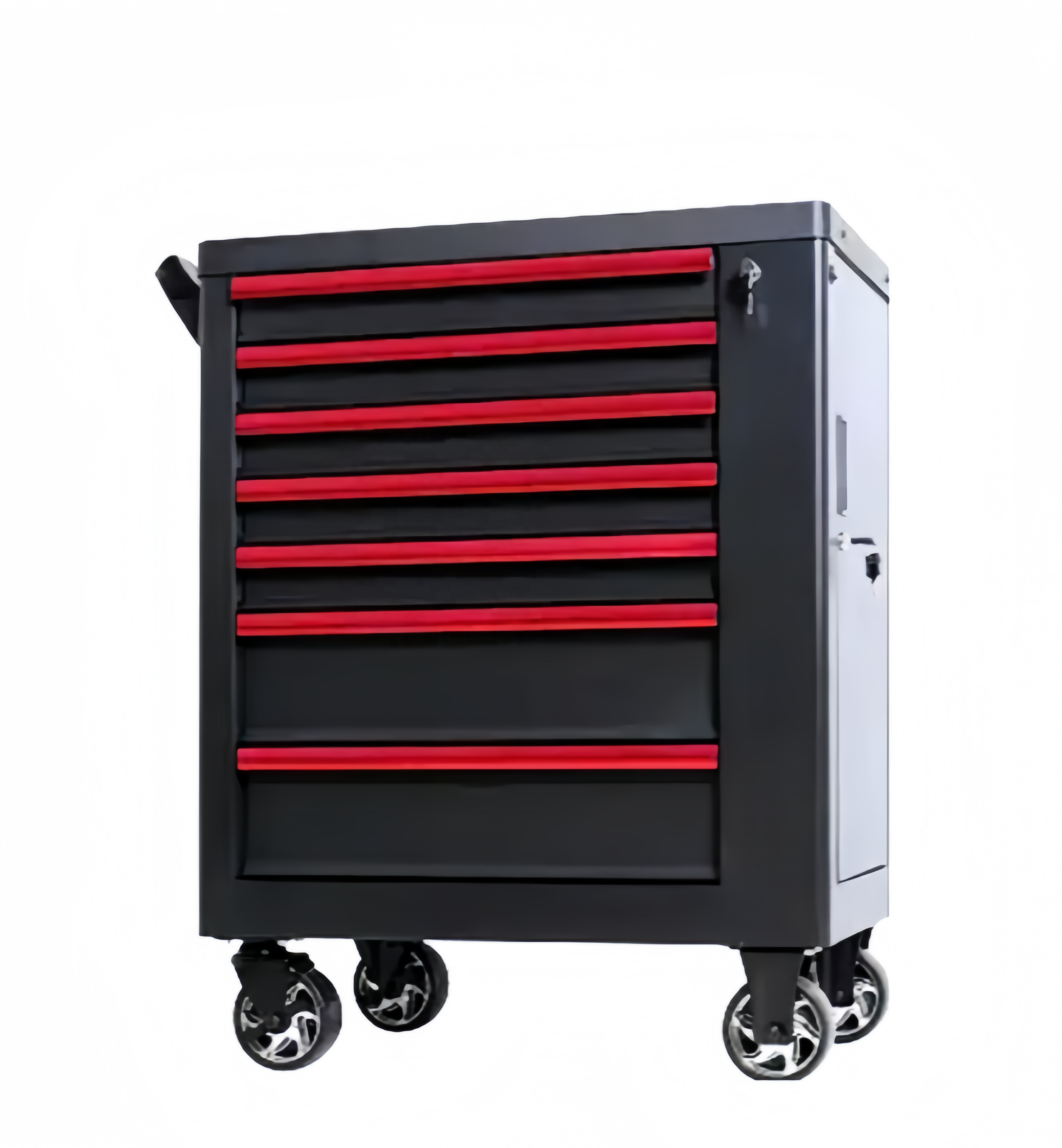 Rolling chest with 7 drawer professional multifunctional garage tool cabinet stainless  tool cabinet