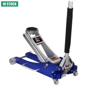 Low Profile Double Pump Hydraulic Floor Car Lifts Trolley Jack