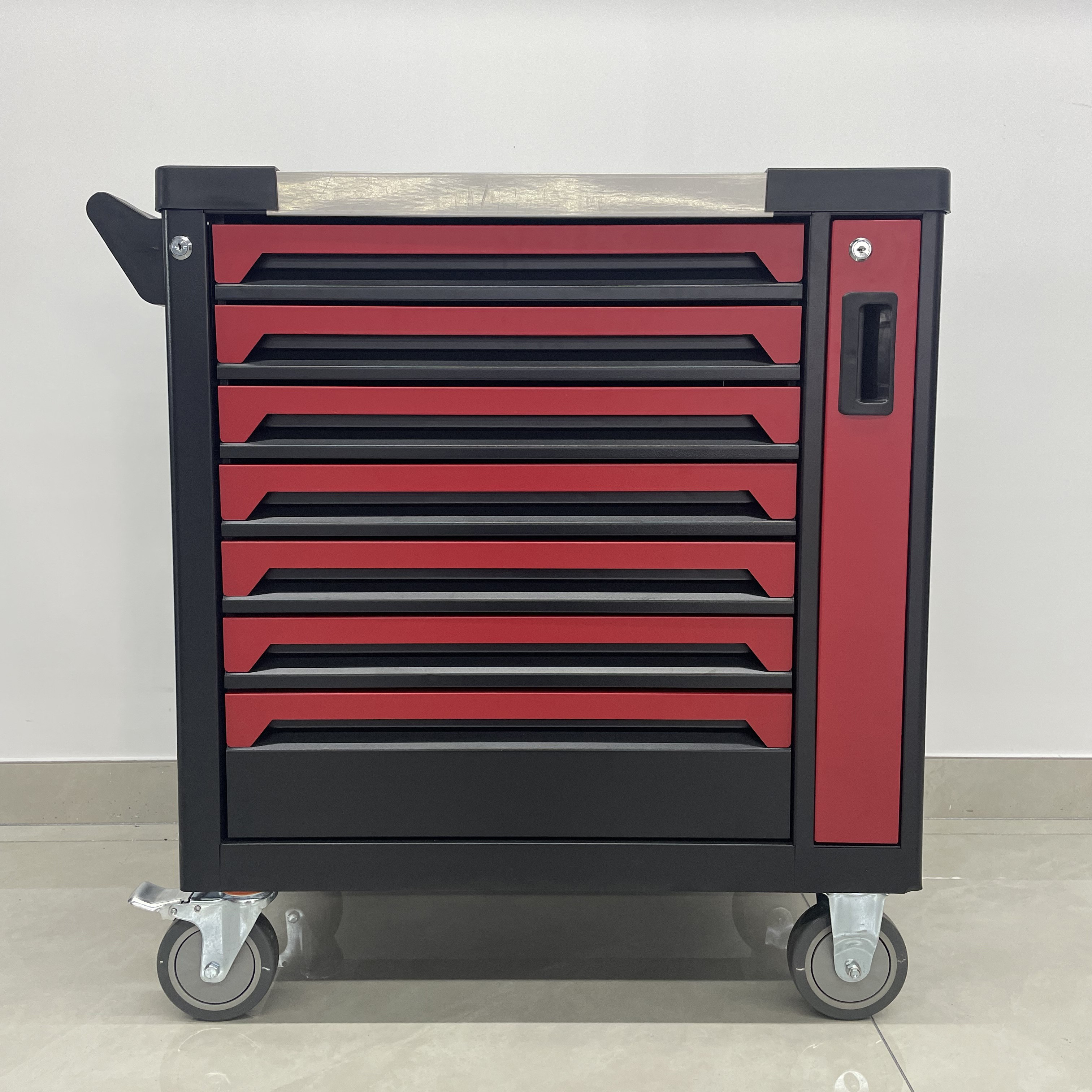 7 Drawer 31'' Rolling Tool Cart Trolley Heavy Duty Tool Storage Cabinet With 250 pcs Tool Sets For Repair Shop