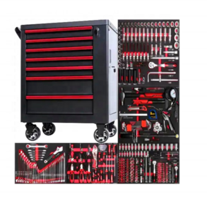 Rolling chest with 7 drawer professional multifunctional garage tool cabinet stainless  tool cabinet