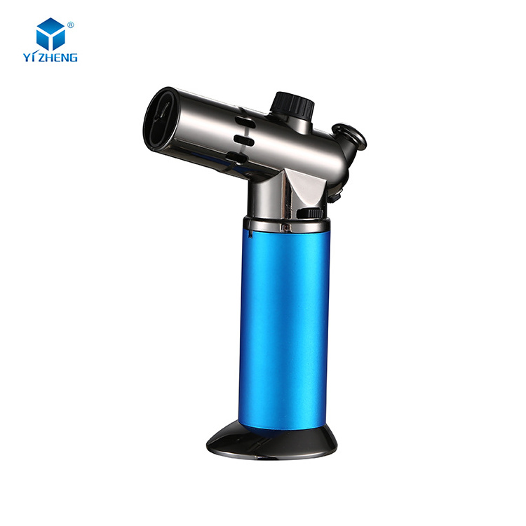 Piezo Ignition Gas Volume 2.5g Classic Cigarette Butane Cig Lighter Windproof Jet Big Cigar Gun Torch Lighter