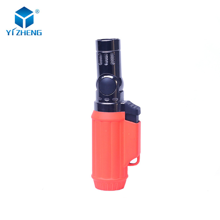 Flame nozzle 180 degrees freely adjusted gas volume 5.2 g cigarette cigar china lighter match flint stone,flint lighter