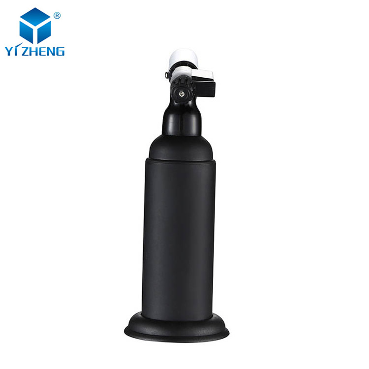 New Product Refillable Black Torch Lighters Butane Gas Torch Lighter