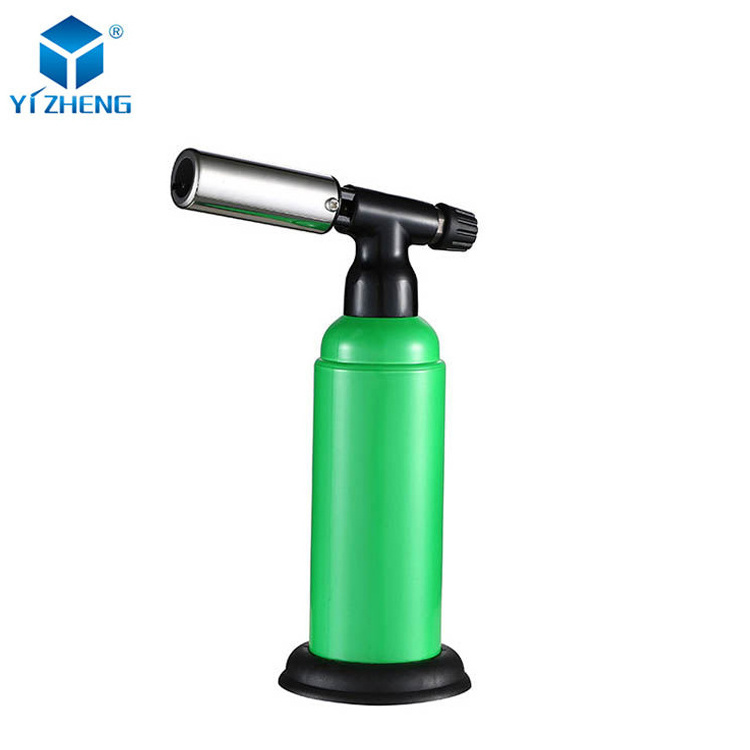 Wholesale Custom Logo Gas Refill Bbq Heat Metal Kitchen Butane Torch Lighter