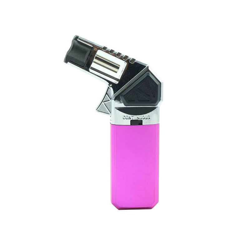 Custom Cheap Cigar Multi Function Flame Gas Lighter Home Encendedores Cooking Culinary Torch