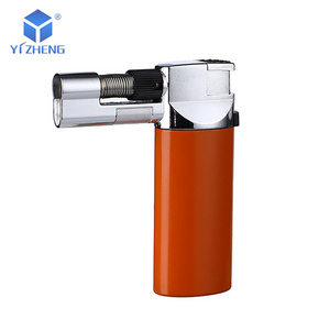 Gas volume 9.6g windproof butane refillable metal small gas lighter