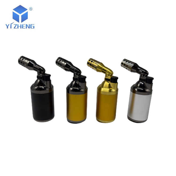 Wholesale Custom Portable Metal Butane Gas Jet Flame Smoking Lighter For Sale