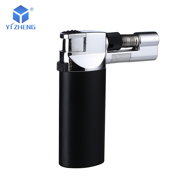 Gas volume 9.6g windproof butane refillable metal small gas lighter