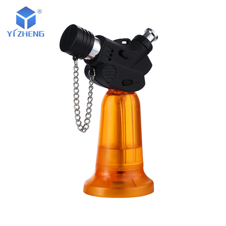 Wholesale Refillable Gas Smoking Cigar Cigarettes Bulk Triple Jet Blow Gas Torch Lighter