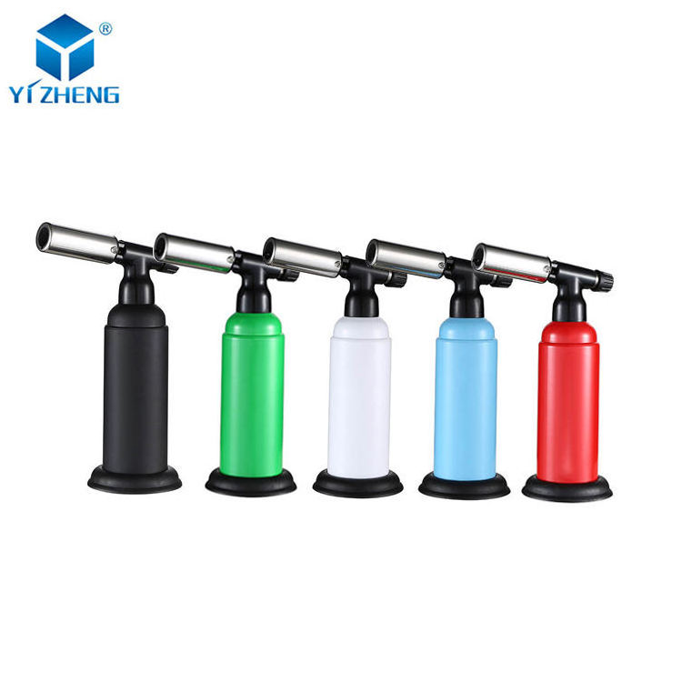 Wholesale Custom Logo Gas Refill Bbq Heat Metal Kitchen Butane Torch Lighter