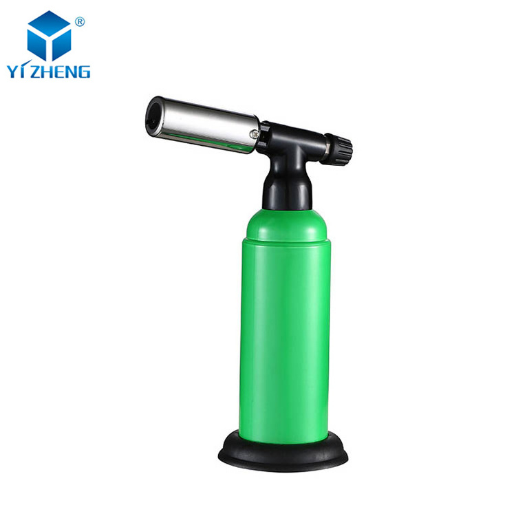 New Product Refillable Black Torch Lighters Butane Gas Torch Lighter