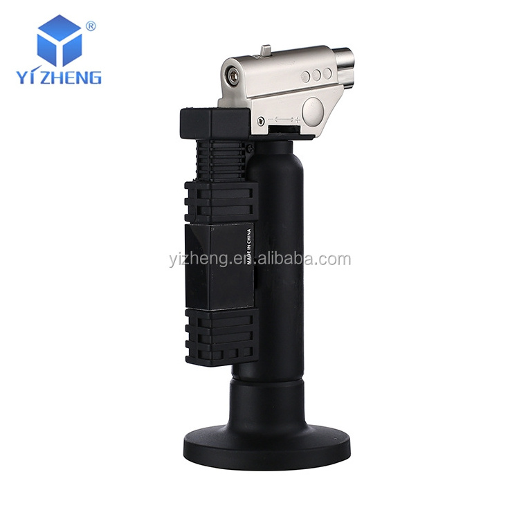 Windproof jet flame hardware waterproof butane gas torch lighter