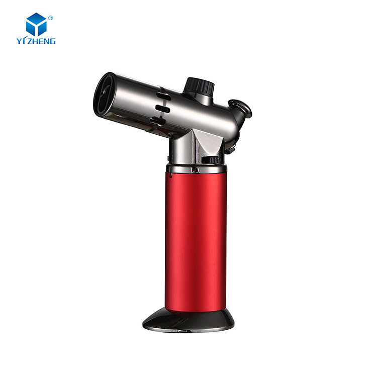 Head Rotatable Professional Refillable Cigar And Cigarettes BBQ Lighters Kitchen Chef Butane Culinary Blow Cooking Torch