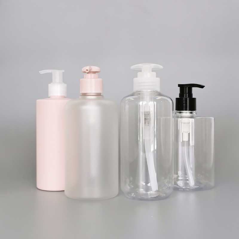 eco friendly biodegradable plastic supplier 100ml - 500 ml black pink clear custom color pump square lotion baby shampoo bottles