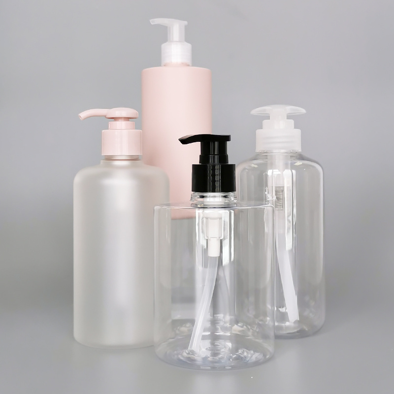 eco friendly biodegradable plastic supplier 100ml - 500 ml black pink clear custom color pump square lotion baby shampoo bottles