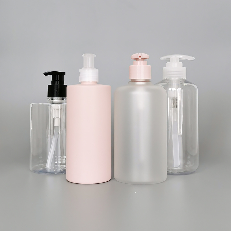 eco friendly biodegradable plastic supplier 100ml - 500 ml black pink clear custom color pump square lotion baby shampoo bottles