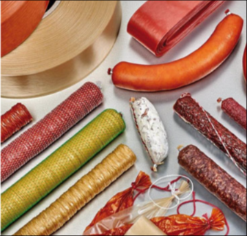 30mm Collagen salami casing Edible sausage artificial casing.