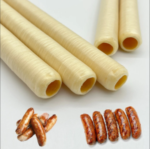 30mm Collagen salami casing Edible sausage artificial casing.