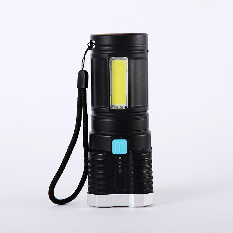 YIZHI Ultra Bright Handheld Emergency Flashlight Usb Rechargeable Lumens Large LED Torch Flashlight for Camping Outdoor