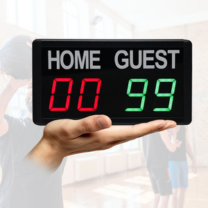 YIZHI Brand New Digital Electronic Basketball Scoreboard Sports Led Mini Small Electronic Portable Scoreboard