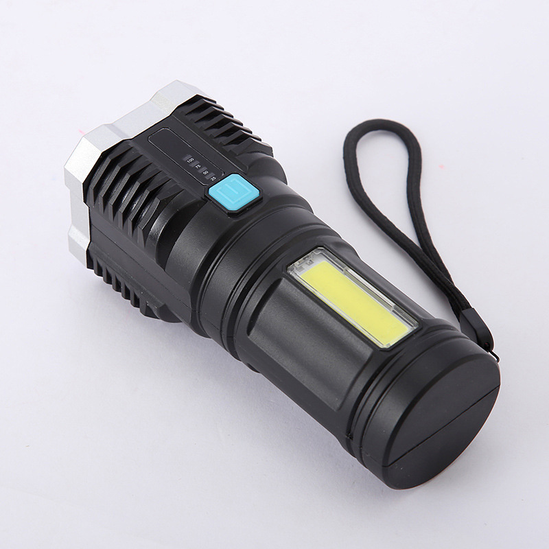 YIZHI Ultra Bright Handheld Emergency Flashlight Usb Rechargeable Lumens Large LED Torch Flashlight for Camping Outdoor