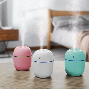 YIZHI Ultrasonic 220ml Mini Humidifier Aroma Oil Diffuser USB Cool Mist Humidifier with Colorful Night Light for Home Office Car